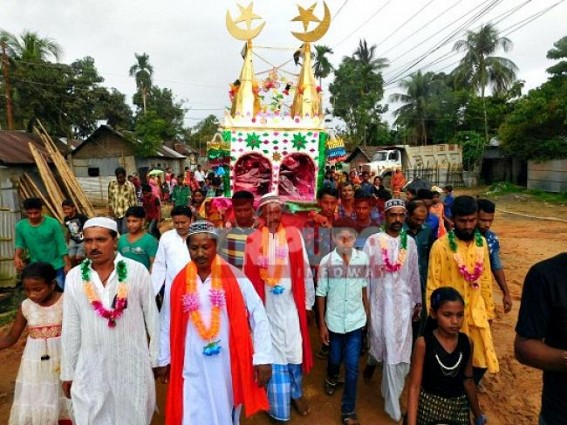 Muslims celebrate Muharram in Tripura
